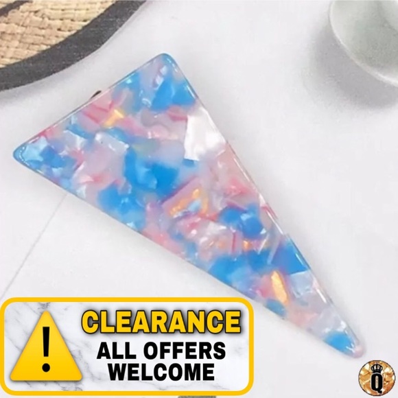 Accessories - 🔴5/$15⚠️𝗖𝗟𝗘𝗔𝗥𝗔𝗡𝗖𝗘⚠️Blue Hair Clip NEW
